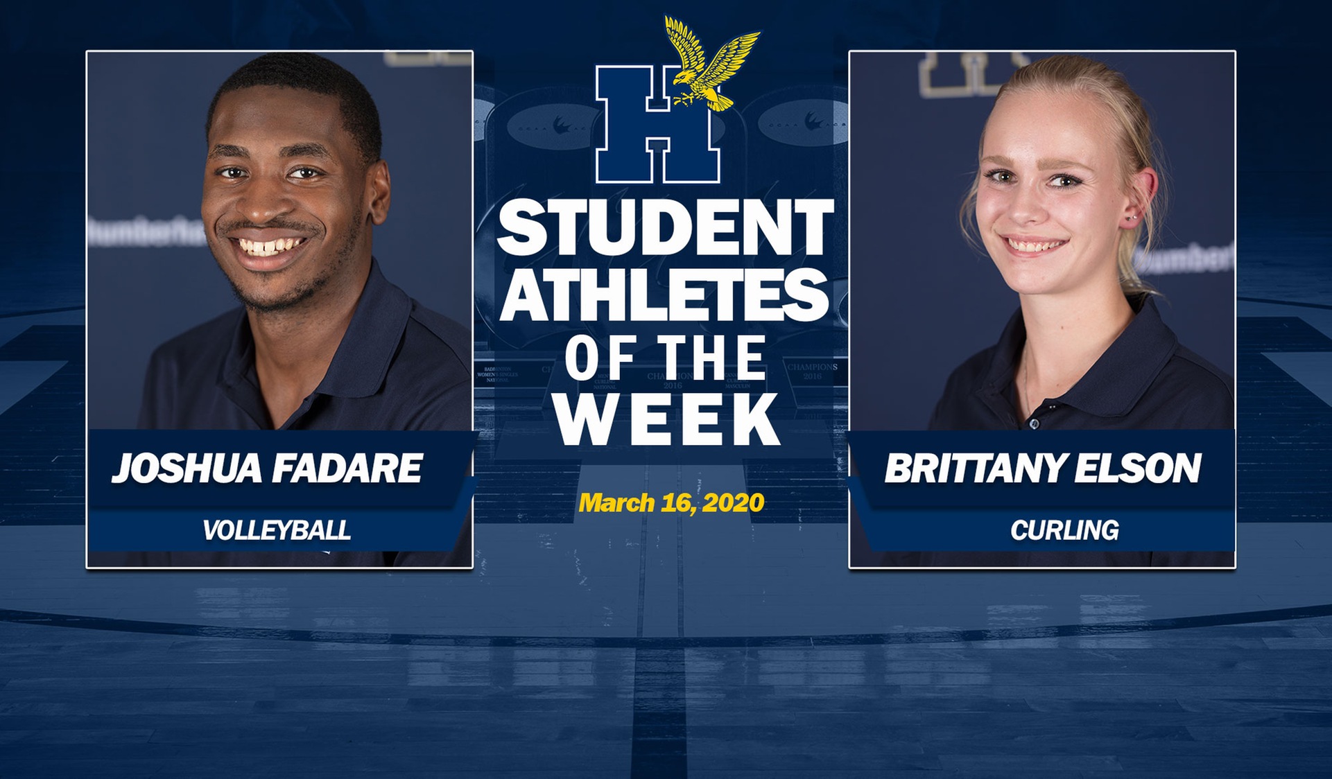 Elson, Fadare Earn Humber Student-Athlete of the Week Honours