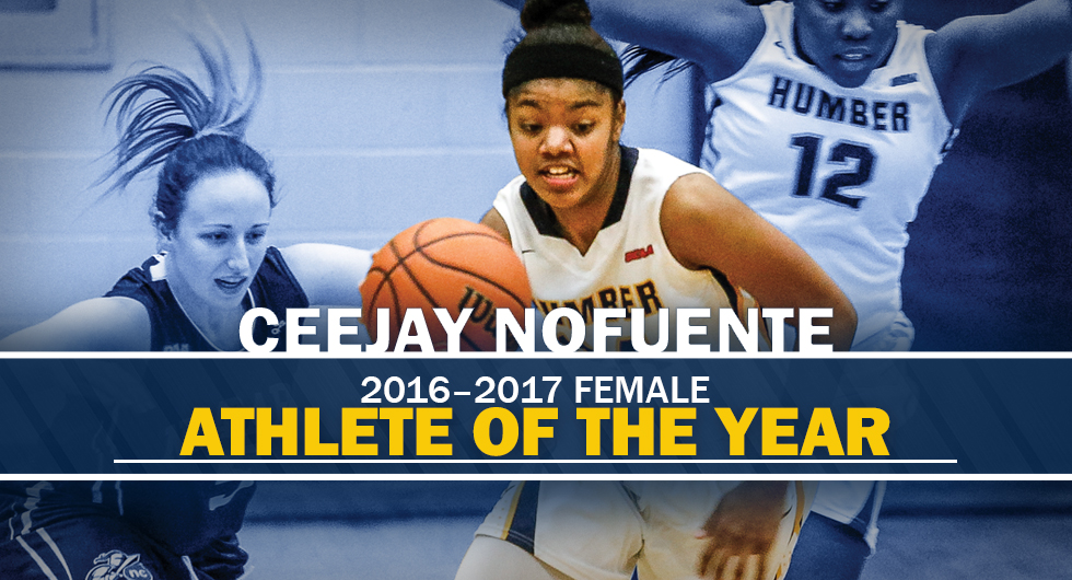 CEEJAY NOFUENTE - HUMBER HAWKS FEMALE ATHLETE OF THE YEAR