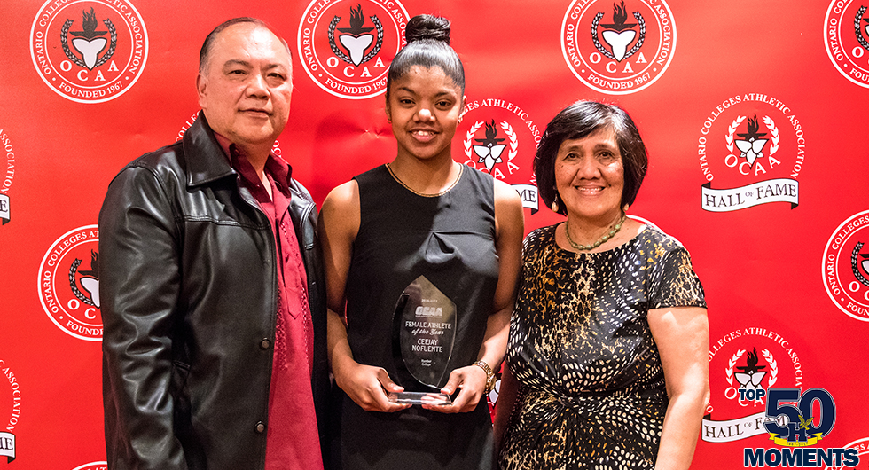 NOFUENTE REPEATS AS FEMALE ATHLETE OF THE YEAR