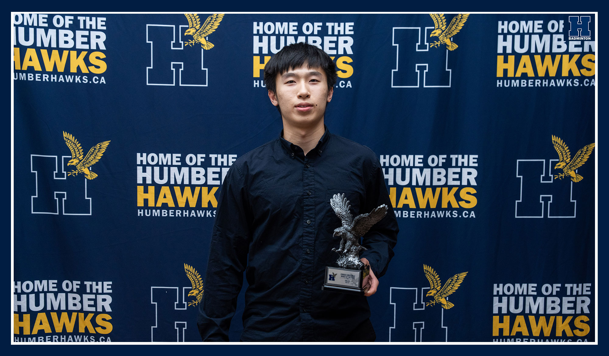 Timothy Lock earns Humber Male Rookie of the Year honours