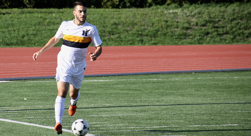 PROLIFIC OFFENCE LEADS No. 1 MEN’S SOCCER PAST CAMBRIAN, 4-0