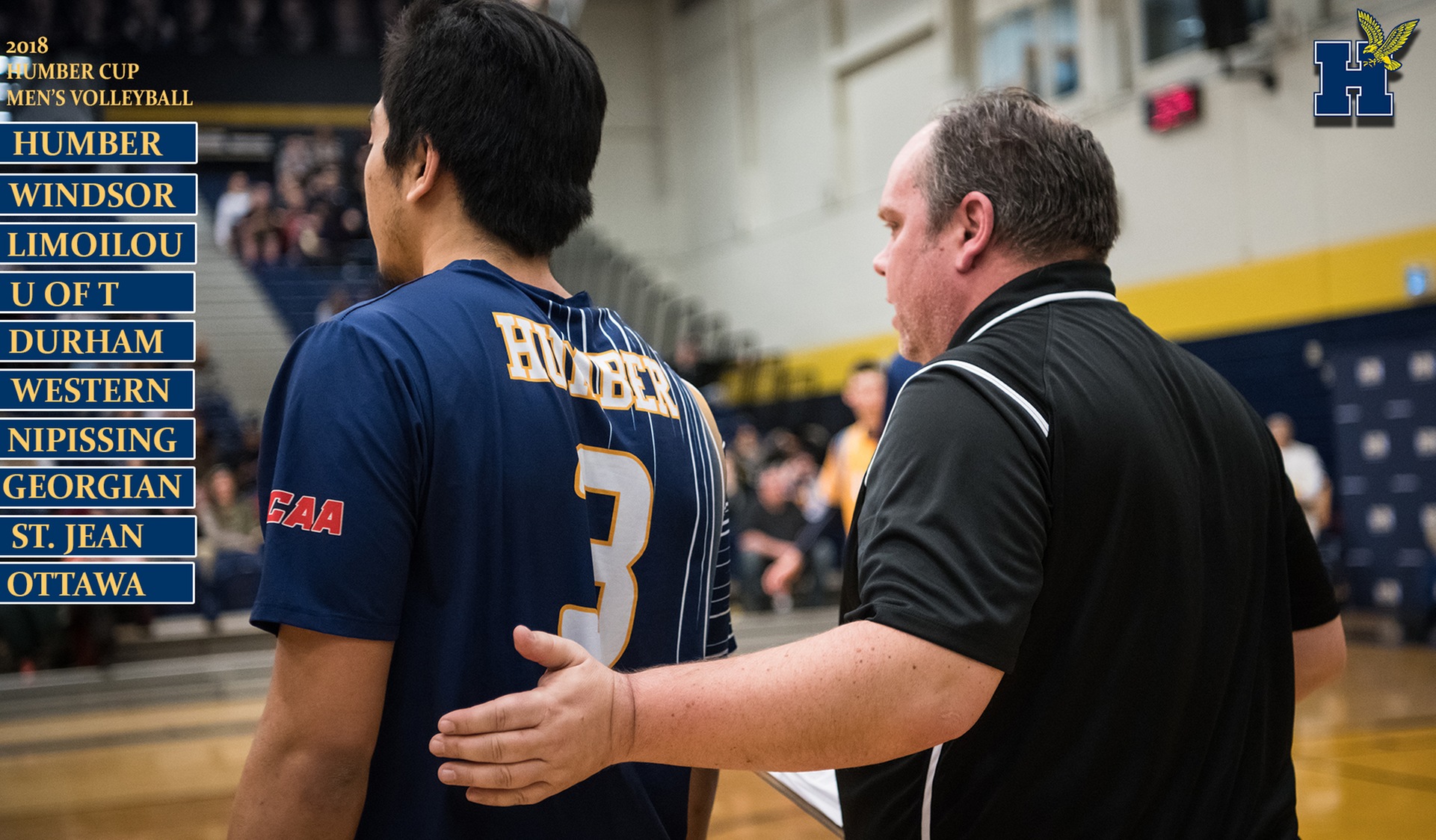 HUMBER CUP MEN'S VOLLEYBALL FEATURE TOP COLLEGE AND UNIVERSITY TEAMS
