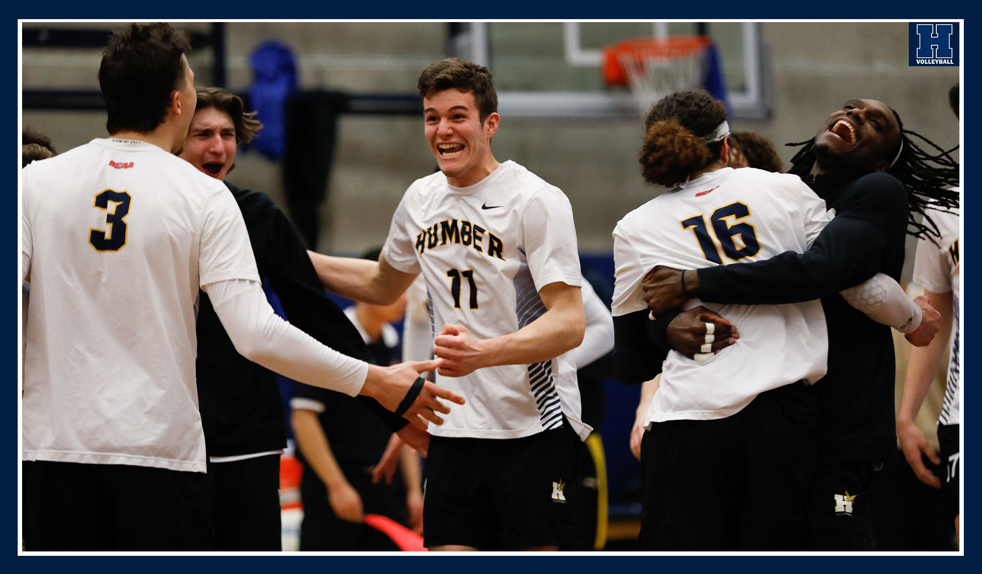 Men's Volleyball downs reigning champions to advance to CCAA semifinal