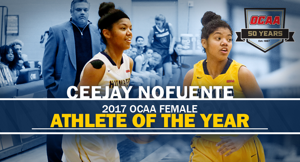 CEEJAY NOFUENTE NAMED OCAA FEMALE ATHLETE OF THE YEAR