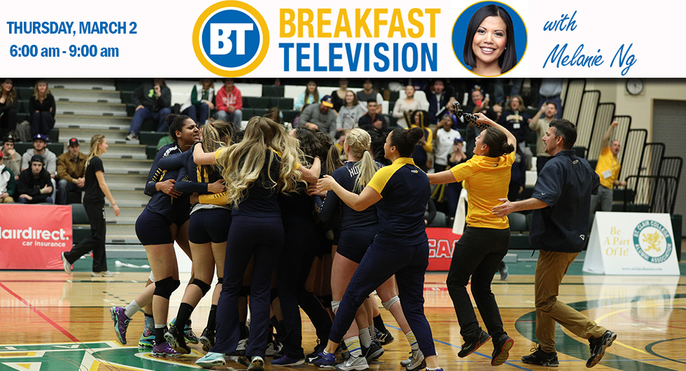WVB TO BE FEATURED ON BREAKFAST TELEVISION WITH MELANIE NG