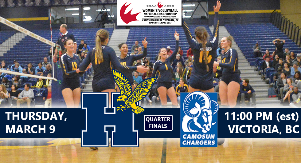 HAWKS OPEN CCAA NATIONALS IN PRIME TIME VS HOST CAMOSUN