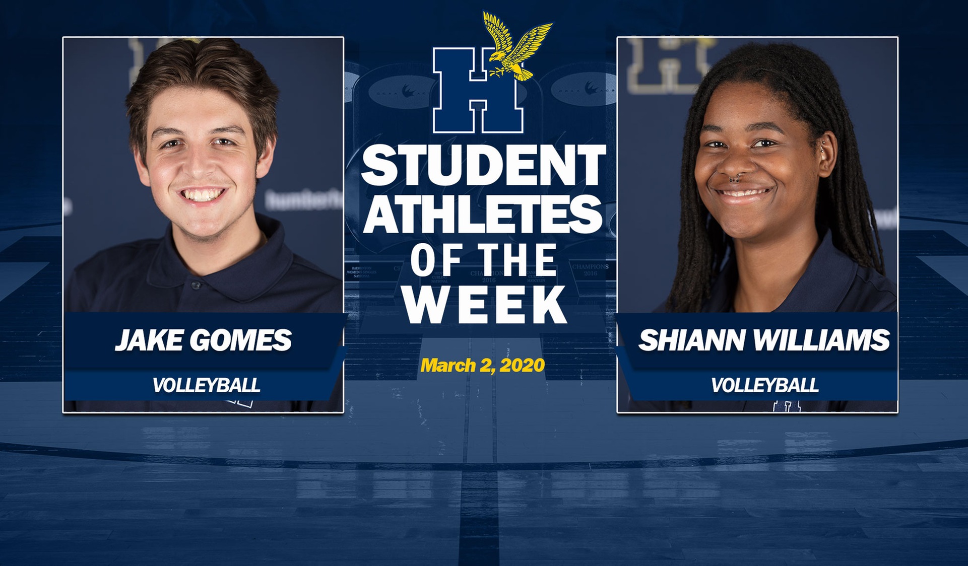 Williams, Gomes Earn Humber Student-Athlete of the Week Honours