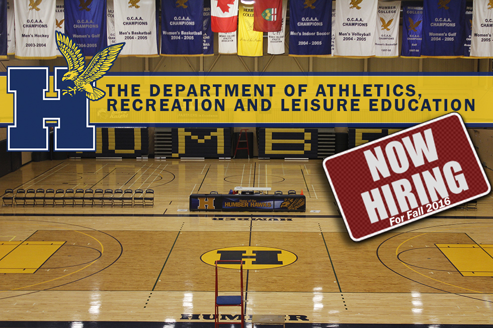 ATHLETICS IS NOW HIRING FOR FALL 2016 POSITIONS