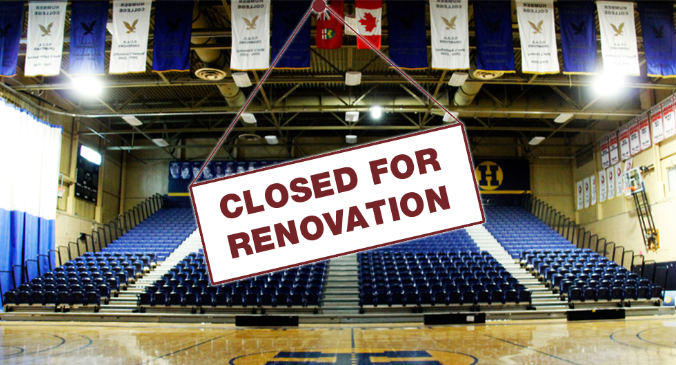 GYMNASIUM "ONLY" CLOSED 10 WEEKS FOR RENOVATIONS
