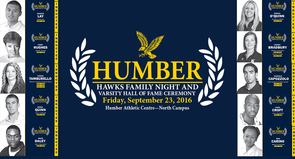 TEN NEW INDUCTEES FOR HUMBER VARSITY HALL OF FAME