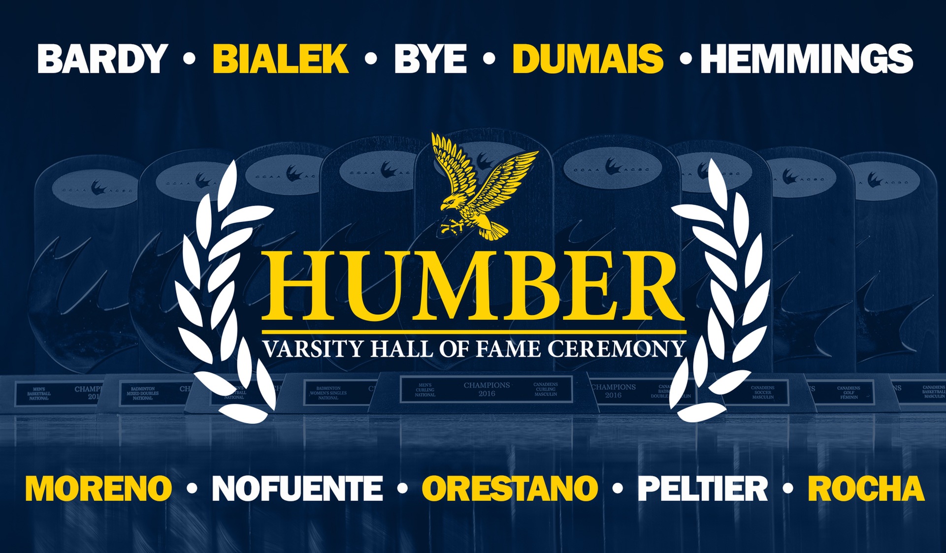 2018 Humber Varsity Hall of Fame Ceremony