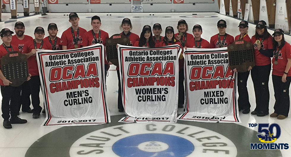 CURLING CLAIMS OCAA'S FIRST TRIPLE CROWN