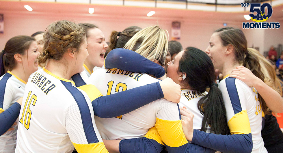 WOMEN'S VOLLEYBALL WIN FIRST NATIONAL MEDAL