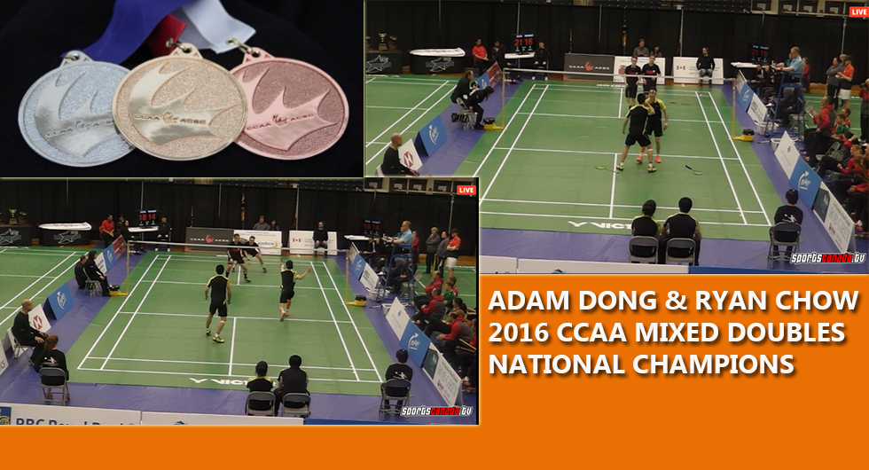 DONG & CHOW CAPTURE CCAA MEN’S DOUBLES GOLD