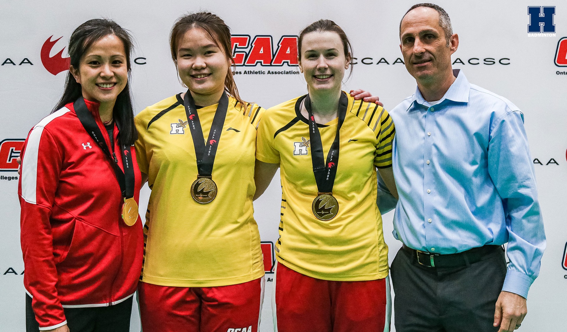 2020 CCAA National Champions: Badminton Women's Doubles