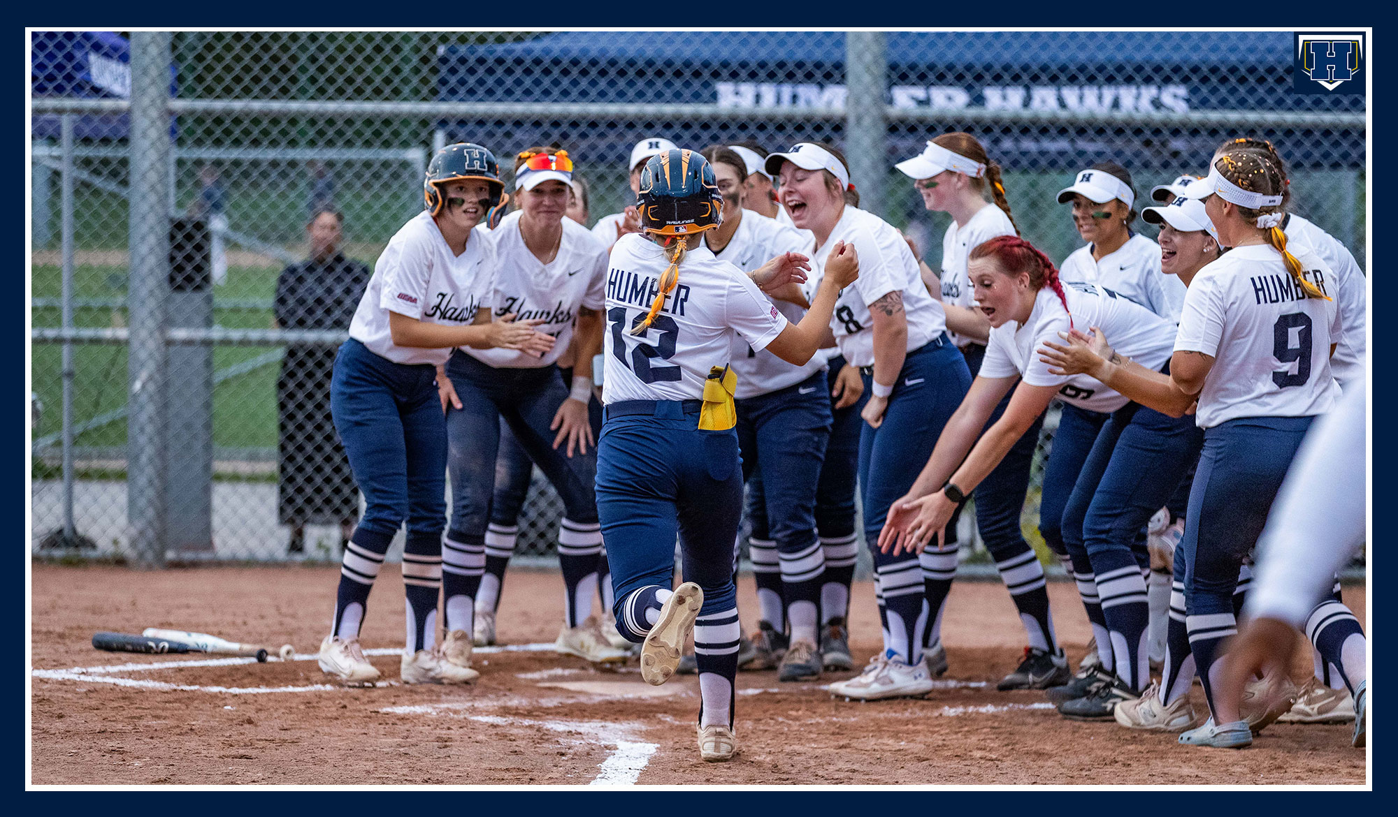 Softball sweeps season series with Fanshawe on seniors night