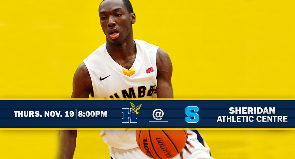 ROAD GAME FOR THE HAWKS AGAINST TOP RANKED SHERIDAN