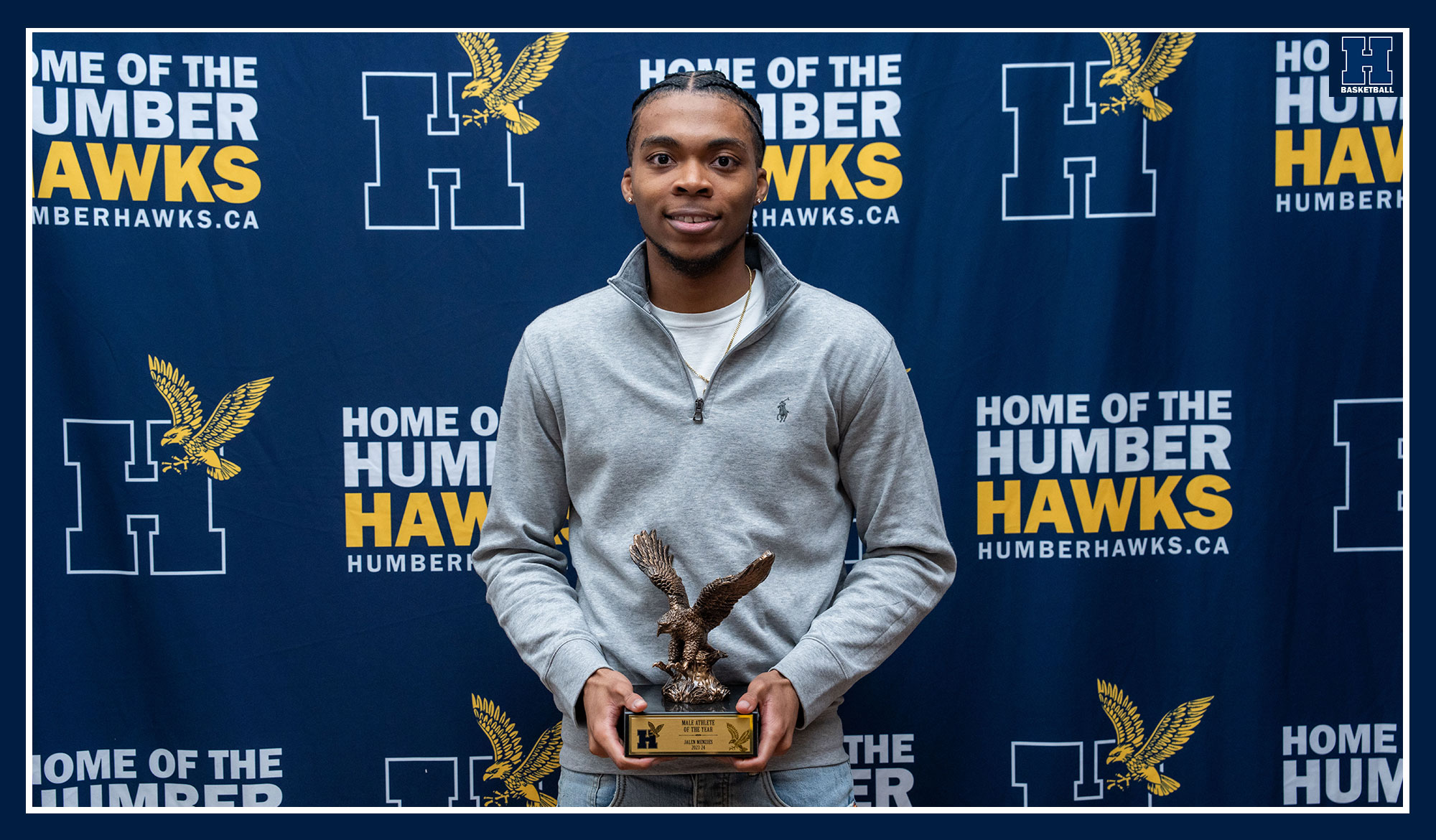 Jalen Menzies named Humber Male Athlete of the Year