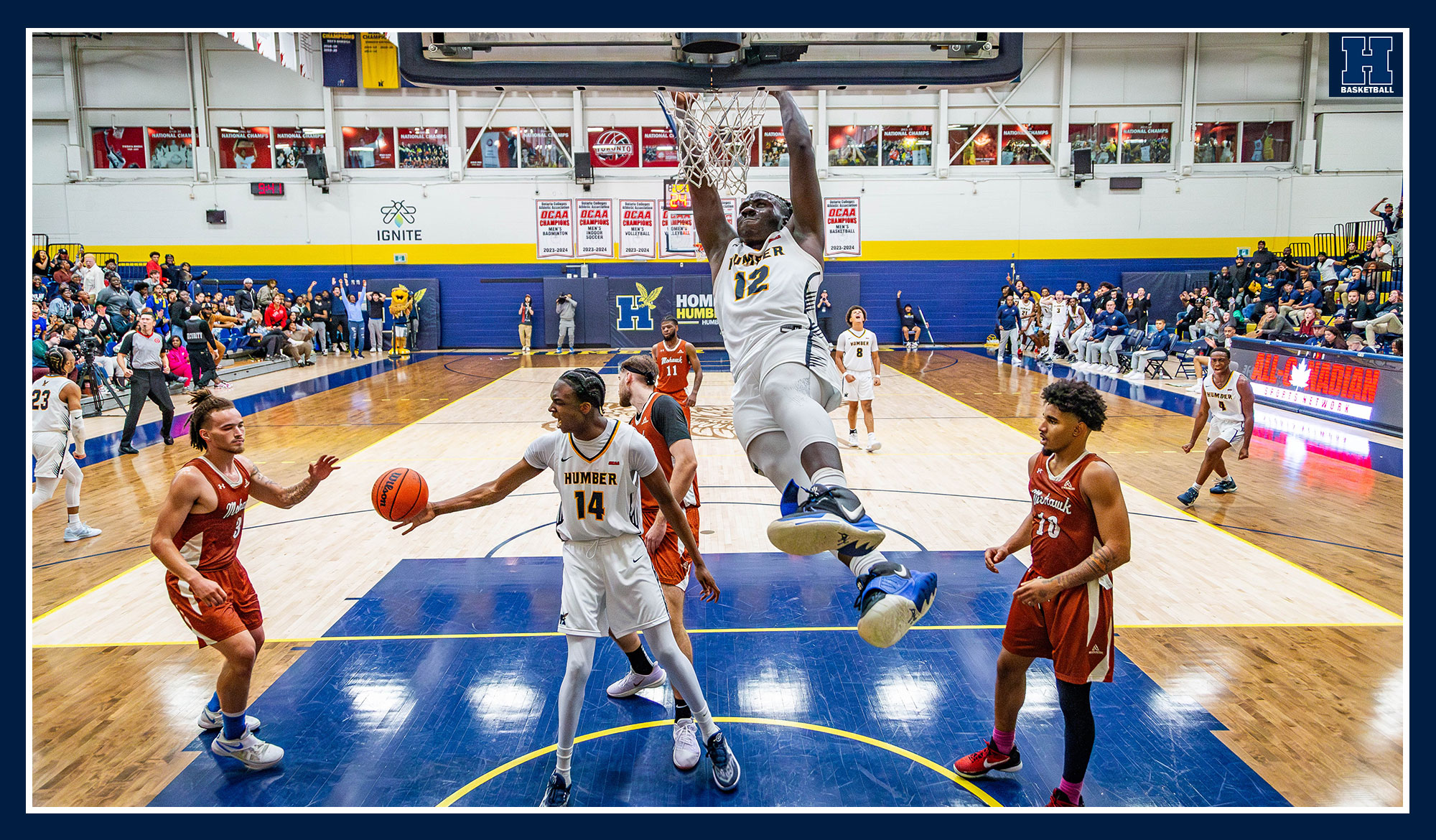 Late rally lifts No. 11 Men's Basketball past No. 7 Mohawk