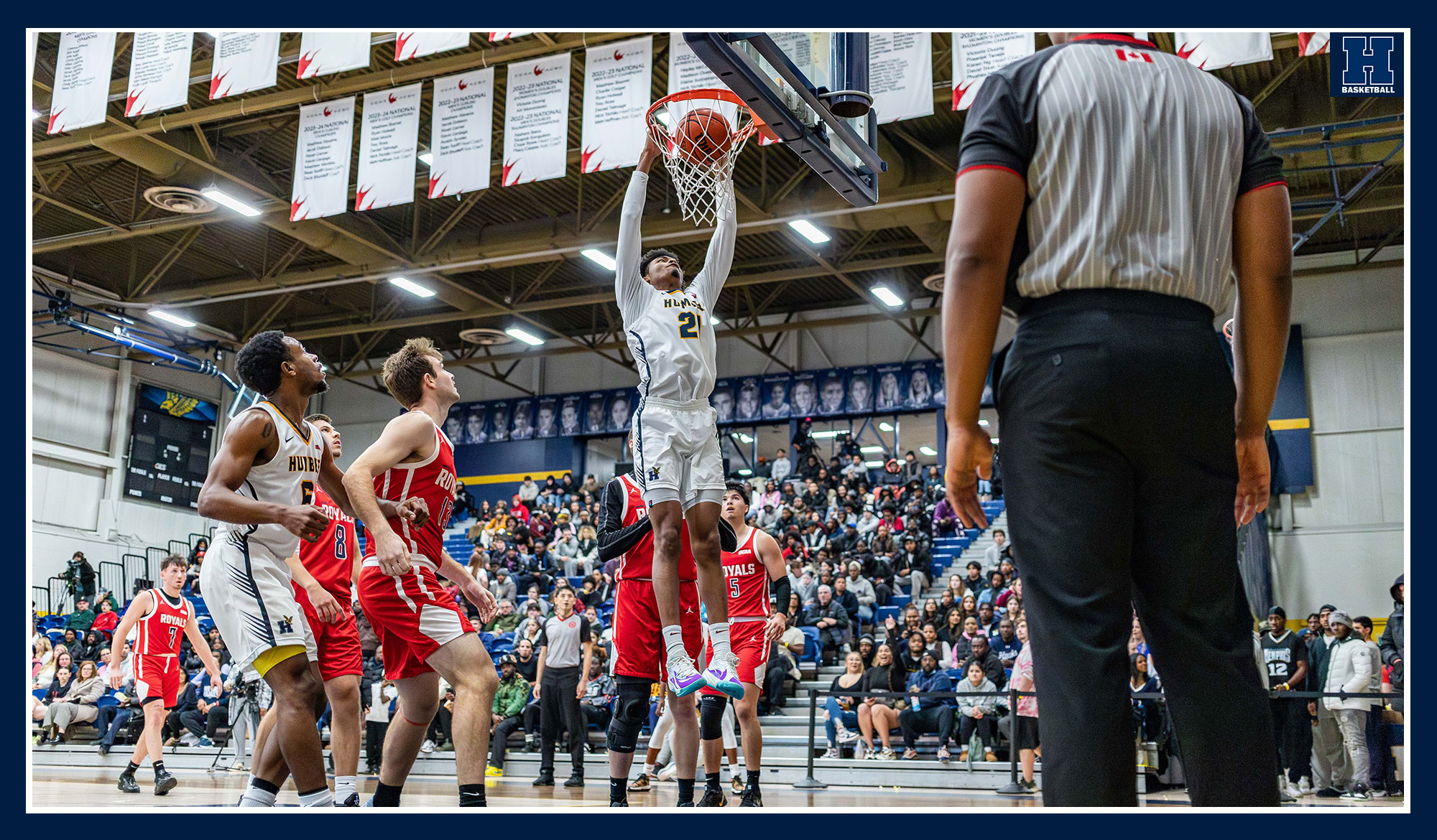 No. 5 Men's Basketball hits century mark against Royals