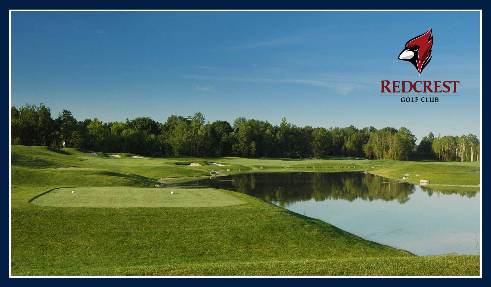 Photo of a hole at RedCrest Golf Club