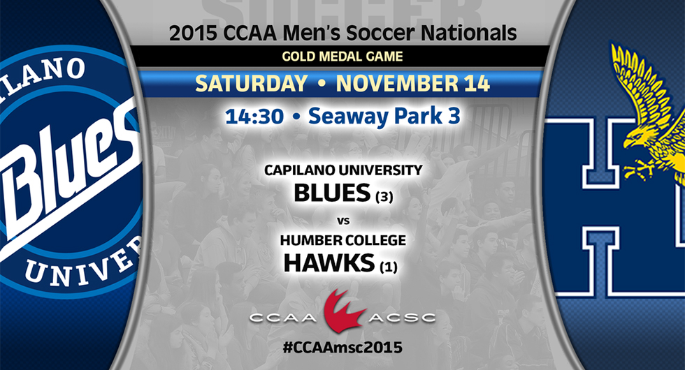 HAWKS BATTLE CAPILANO FOR CCAA NATIONAL TITLE ON SATURDAY