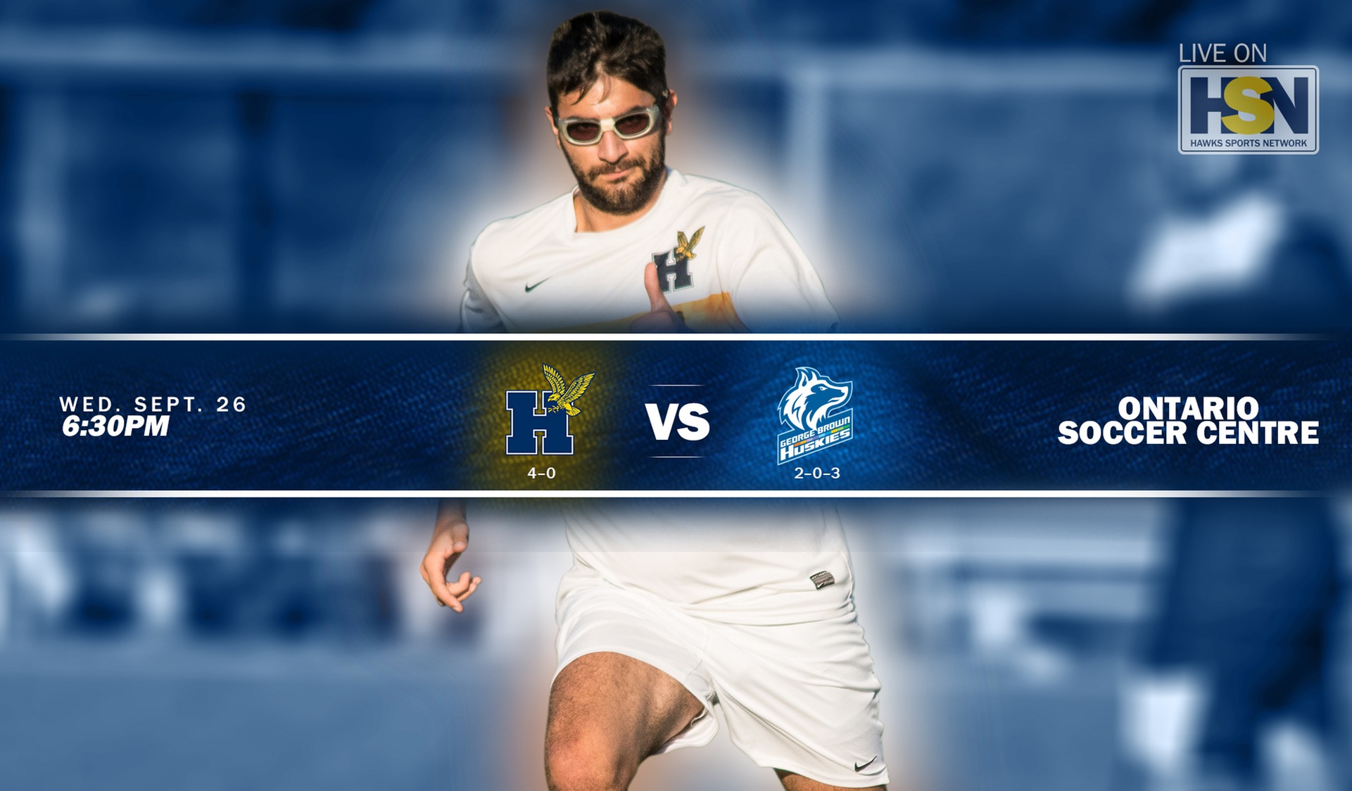 No. 2 MEN'S SOCCER FACES TOUGH TEST WITH GEORGE BROWN WEDNESDAY