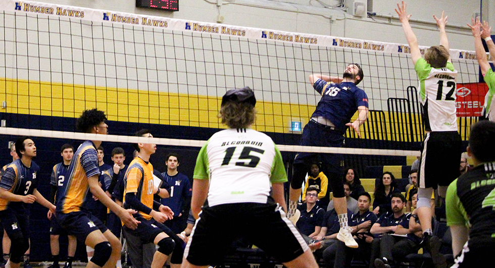 HAWKS SWEEP ALGONQUIN AND ADVANCE TO OCAA CHAMPIONSHIPS