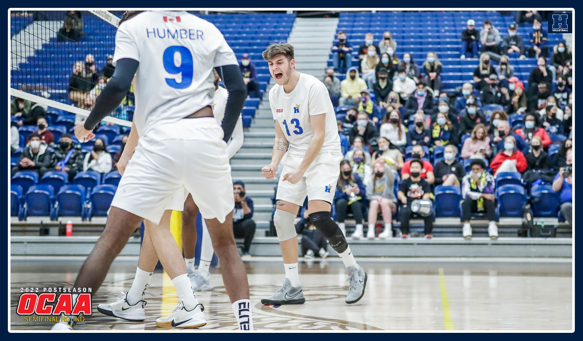 Jake Gomes celebrating a point