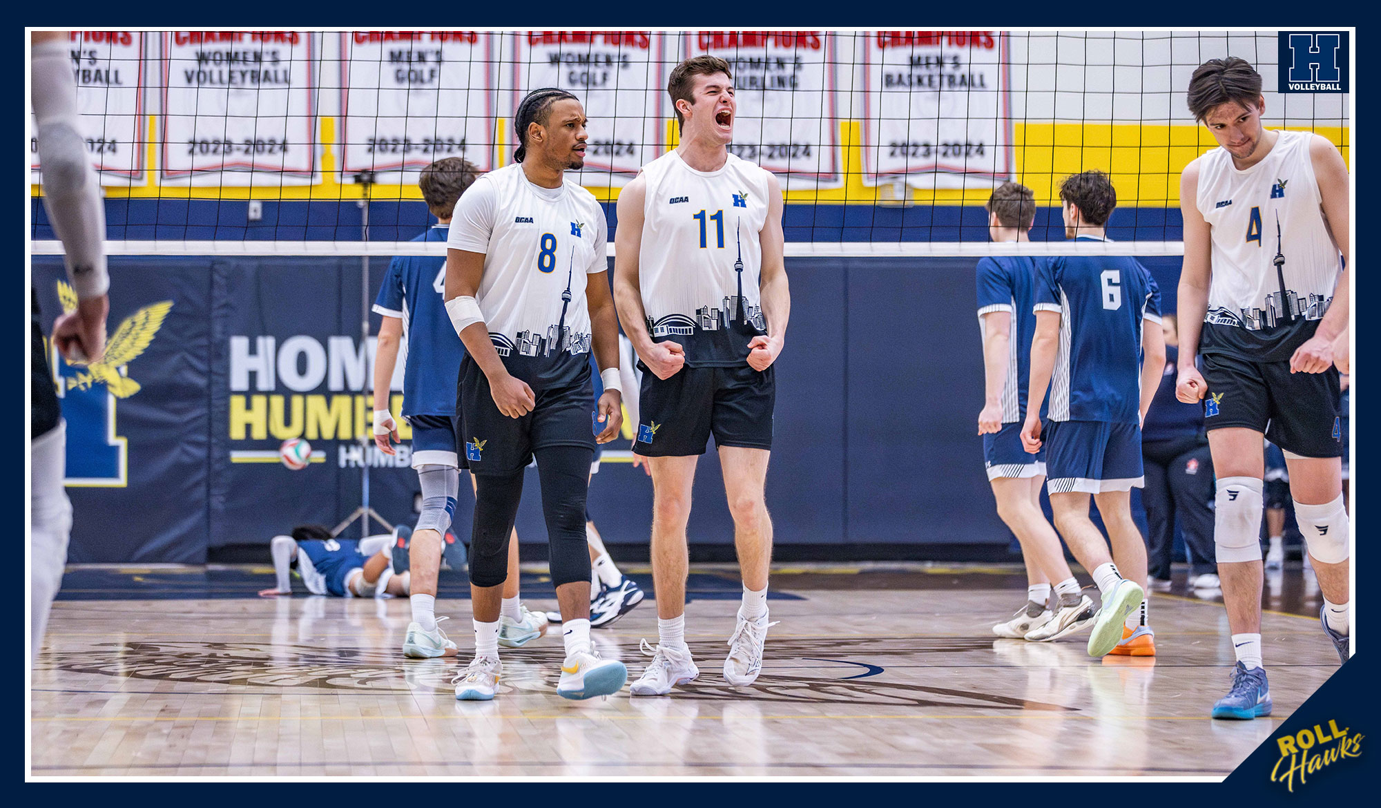 No. 3 Men’s Volleyball defeats Niagara in five-set thriller