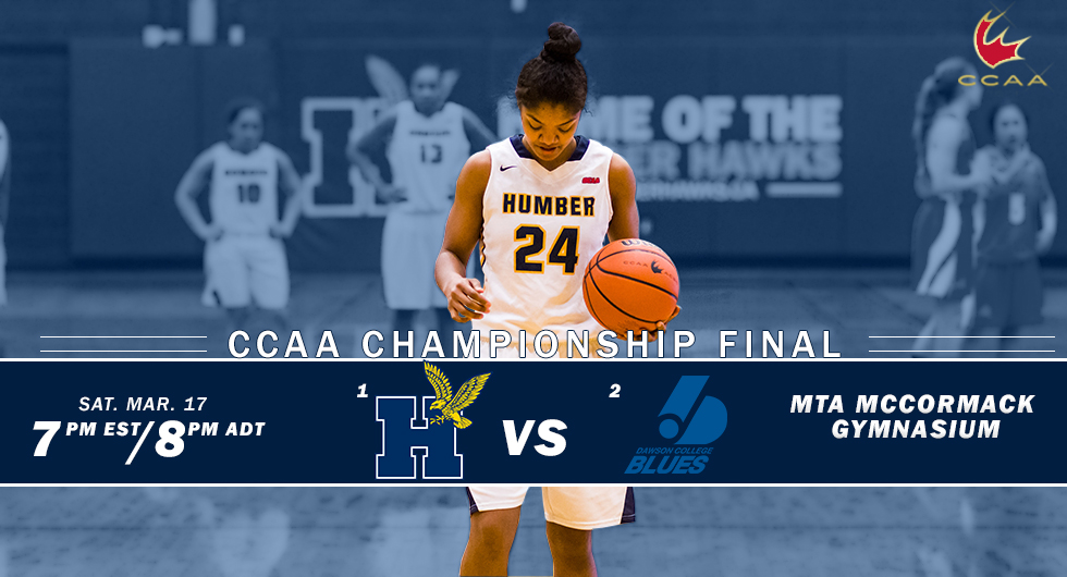 No. 1 HUMBER SET TO BATTLE No. 2 DAWSON IN CCAA TITLE GAME