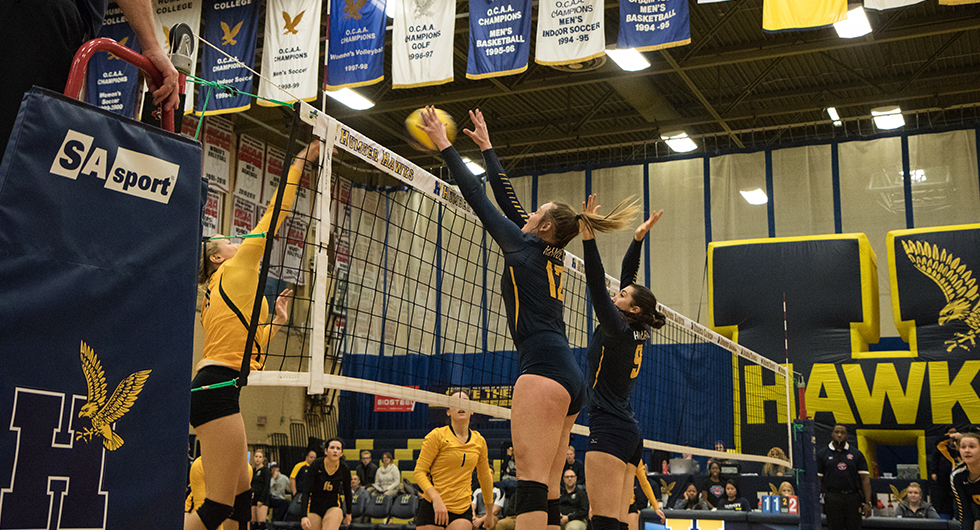 No. 2 HAWKS RALLY TO DEFEAT CAMBRIAN IN FOUR SETS