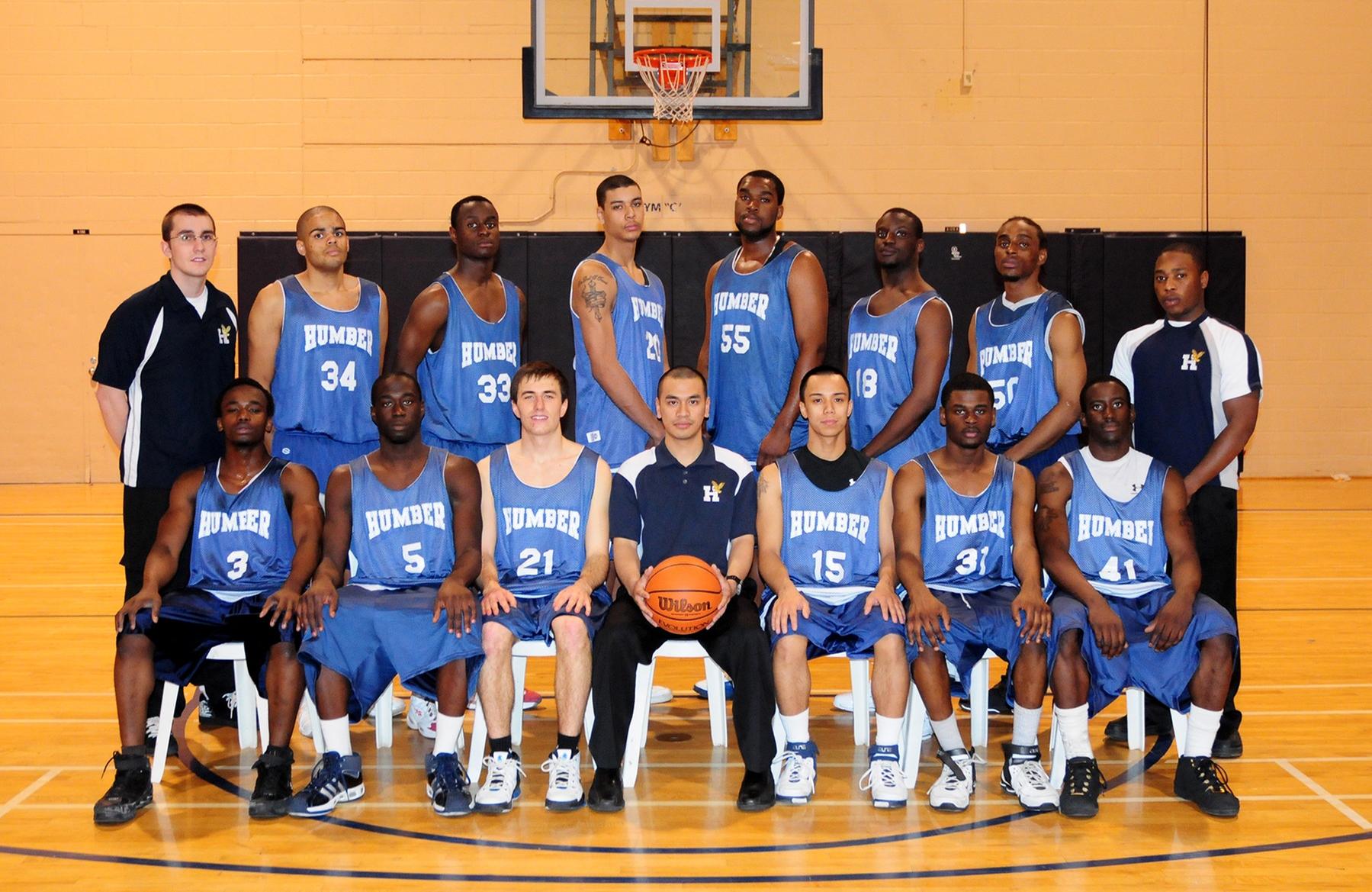 2007-08 Men's extramural basketball team photo