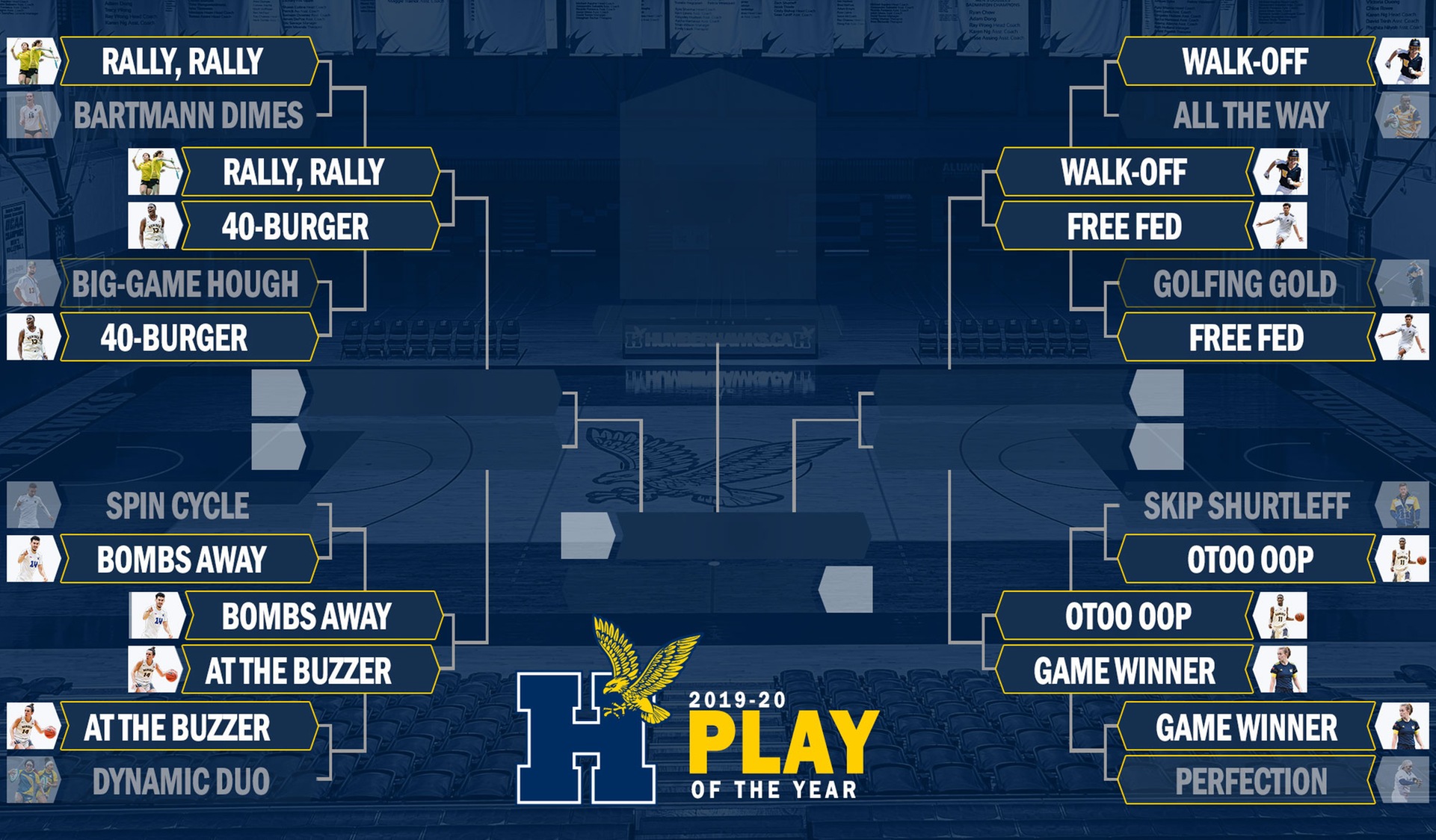 Updated HSN Play of the Year bracket.