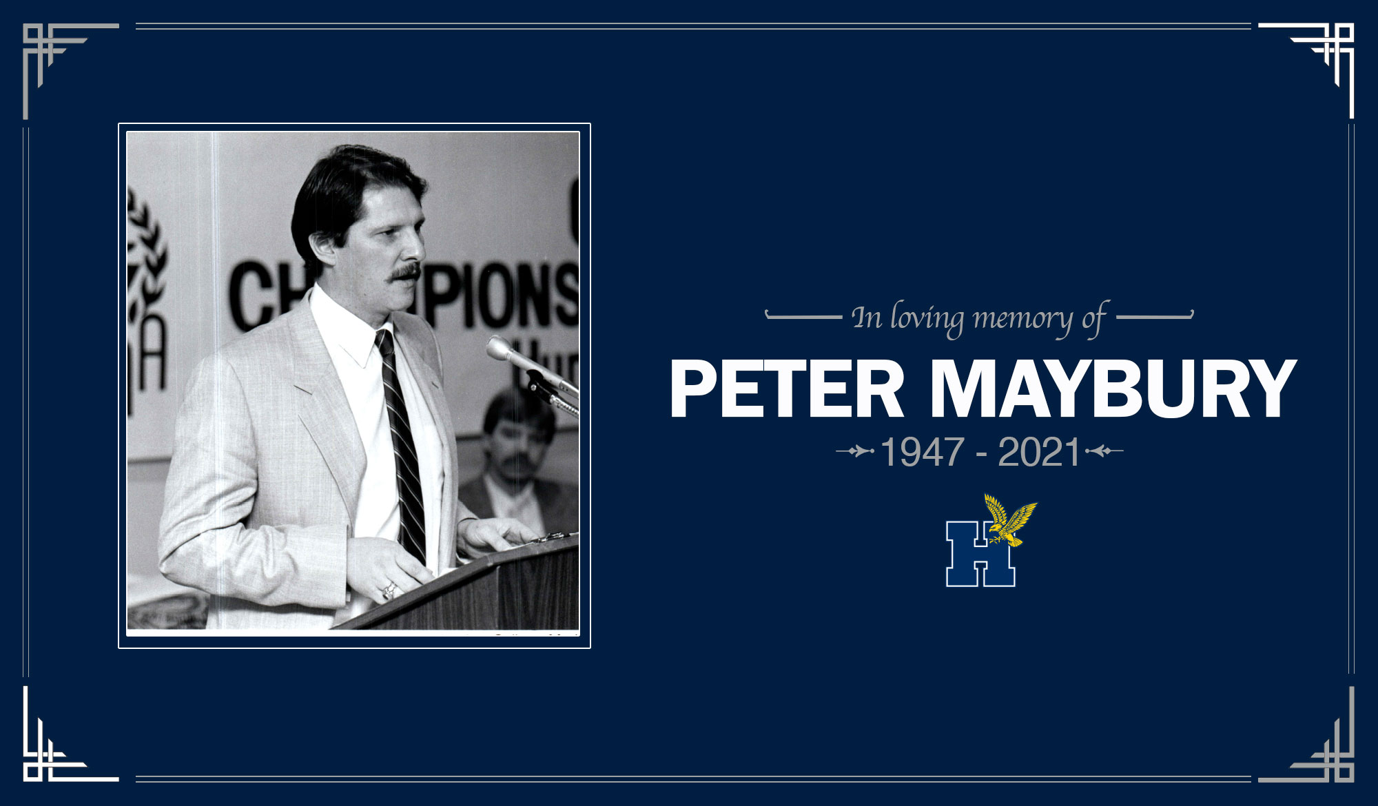 In loving memory of Peter Maybury, 1947-2021