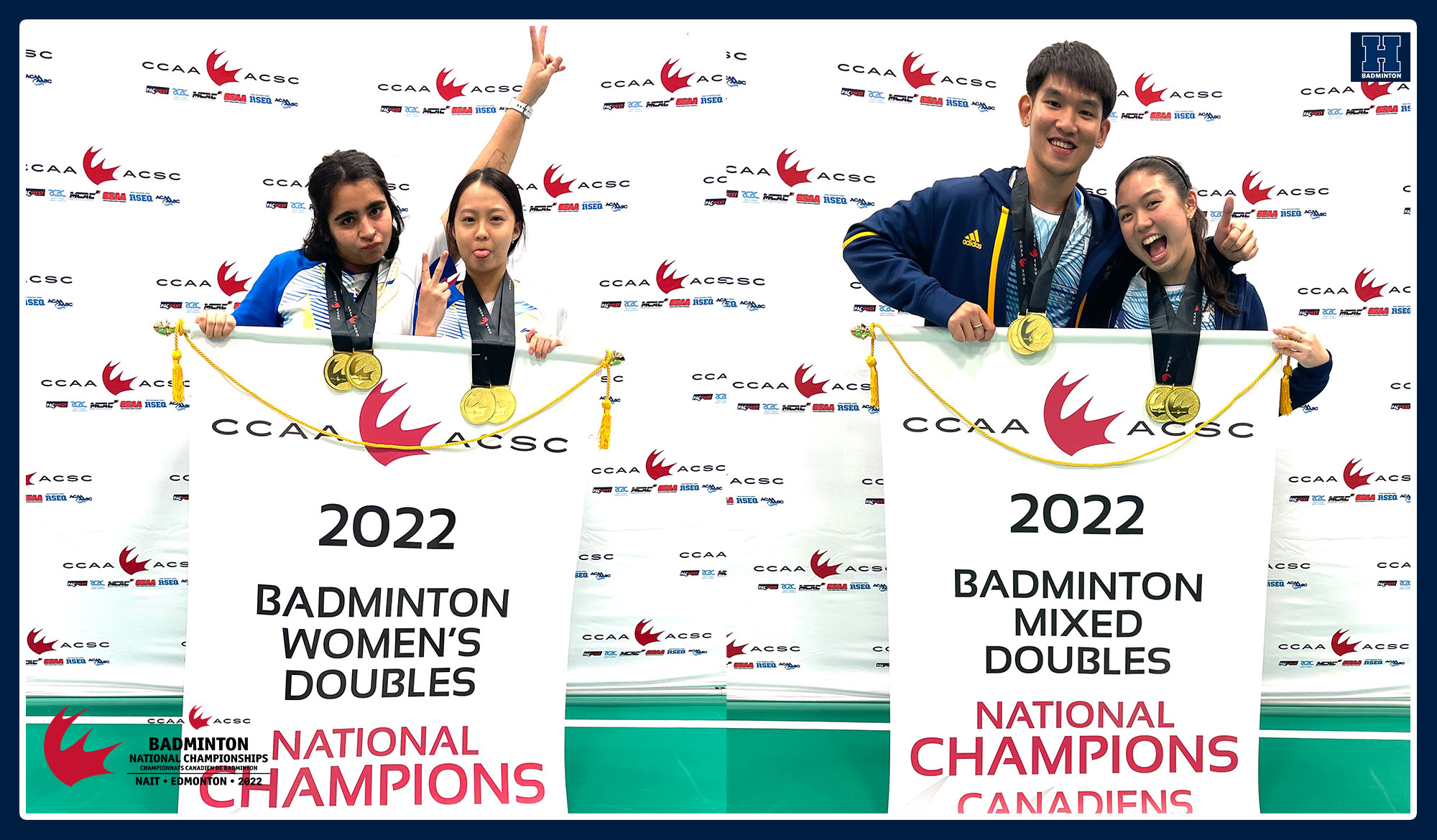 Banner photos for Humber badminton