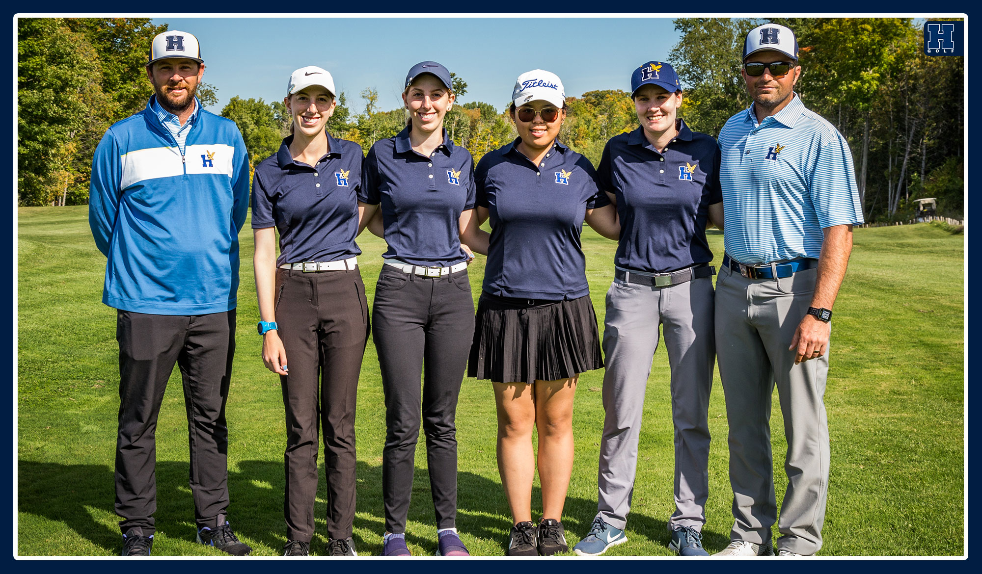 Women's golf 2019-20 team photo